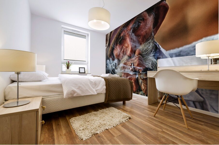 Smoke and Stories Mural print