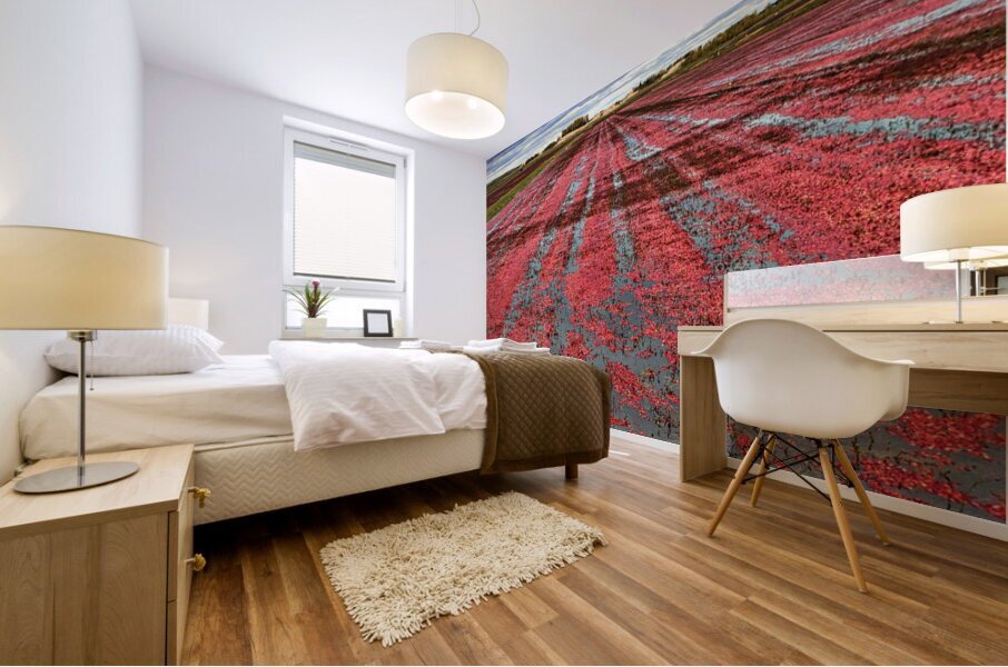 Crimson Harvest Mural print