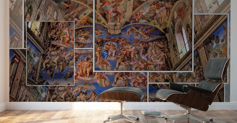 Sistine Chapel Collage Wall Murals