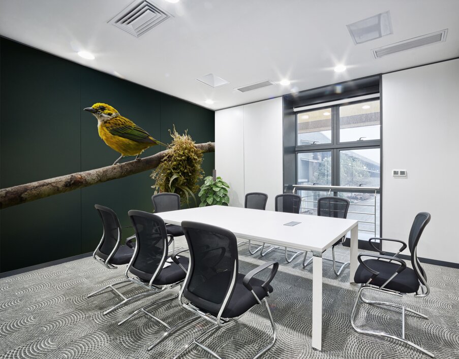 Golden Morning Song Wall Printing