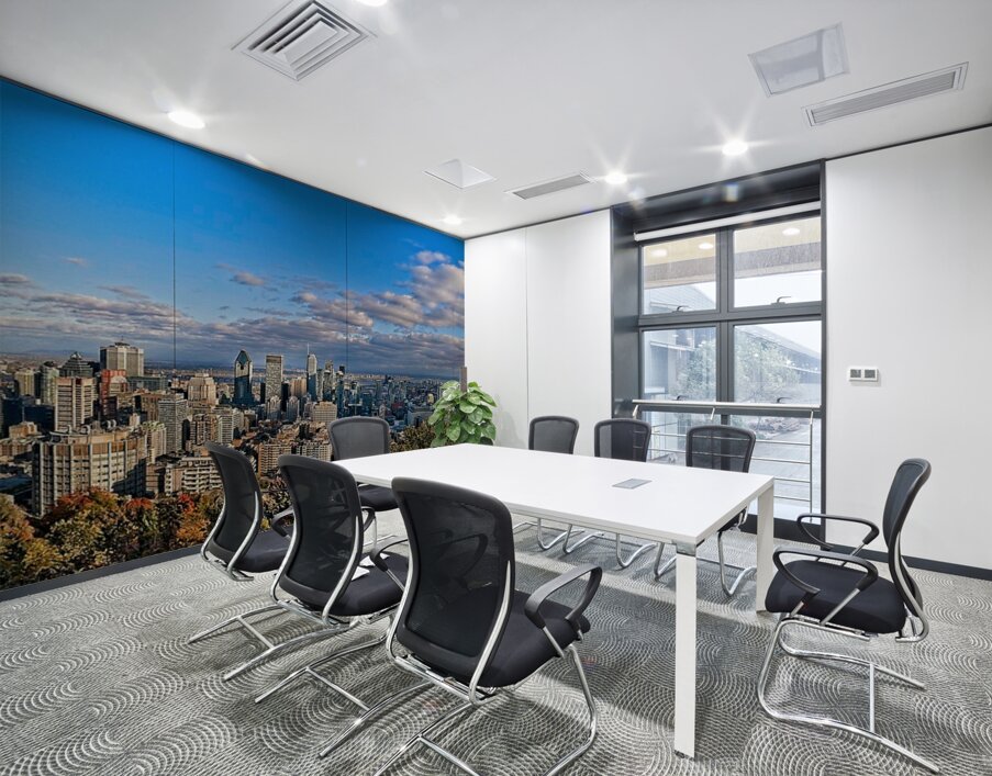 Montreal Skyline from Mount Royal Wall Printing