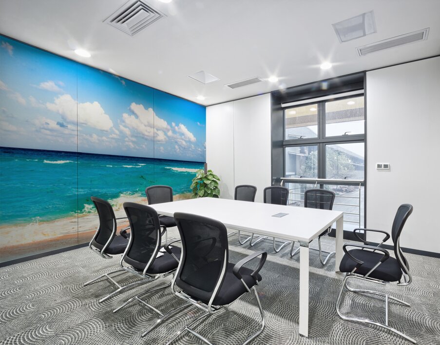 Turquoise Ocean Paradise Wall Printing