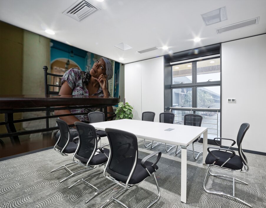 Woman in Thought Wall Printing