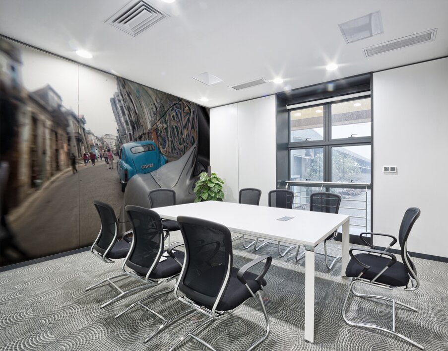 Reflection of Havana Wall Printing