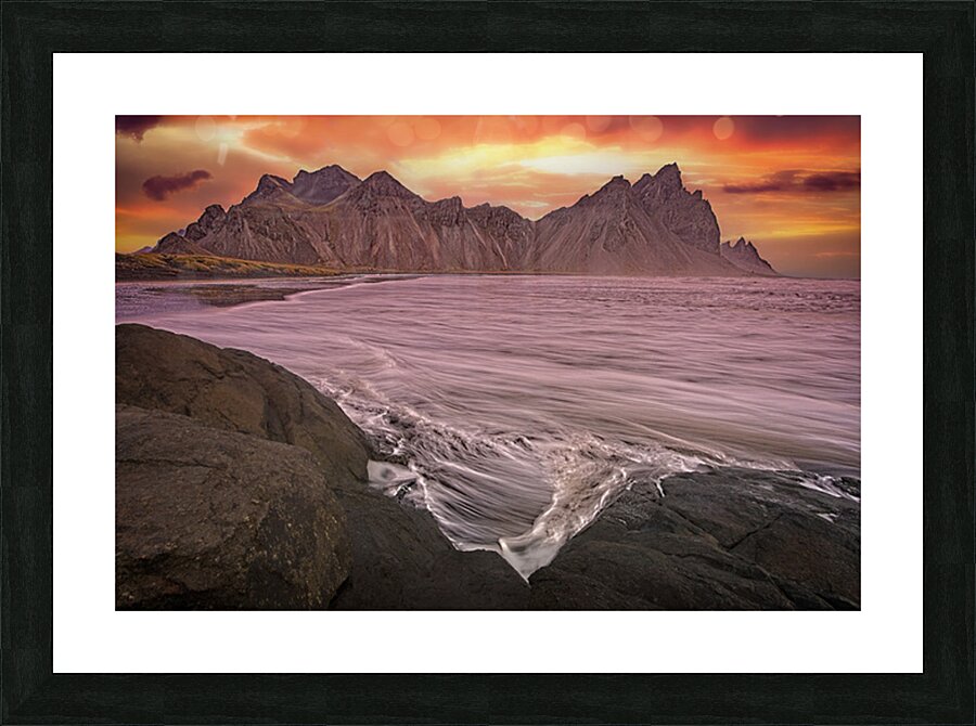 Vestrahorn Iceland Picture Frame print