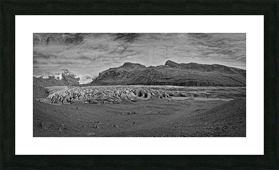 Glacier Across the Valley Picture Frame print