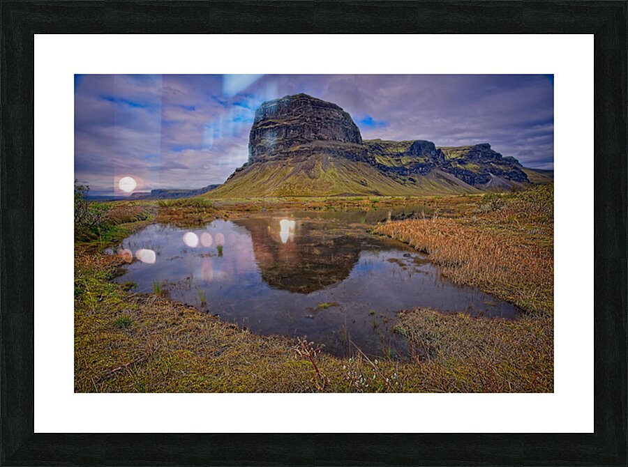 The Still Mirror of the Highlands Picture Frame print