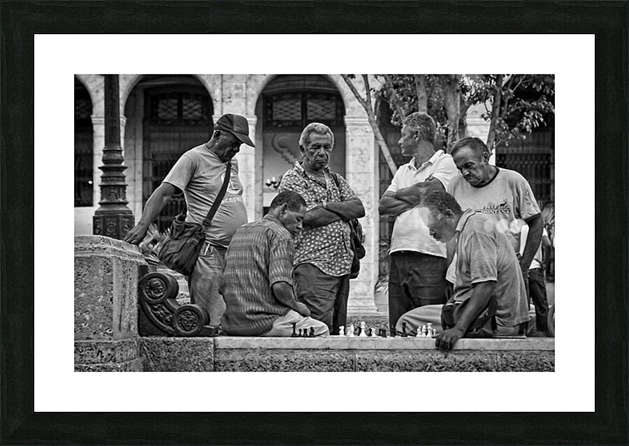 The Chess Masters Picture Frame print