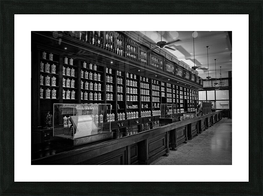 Apothecary Interior Picture Frame print