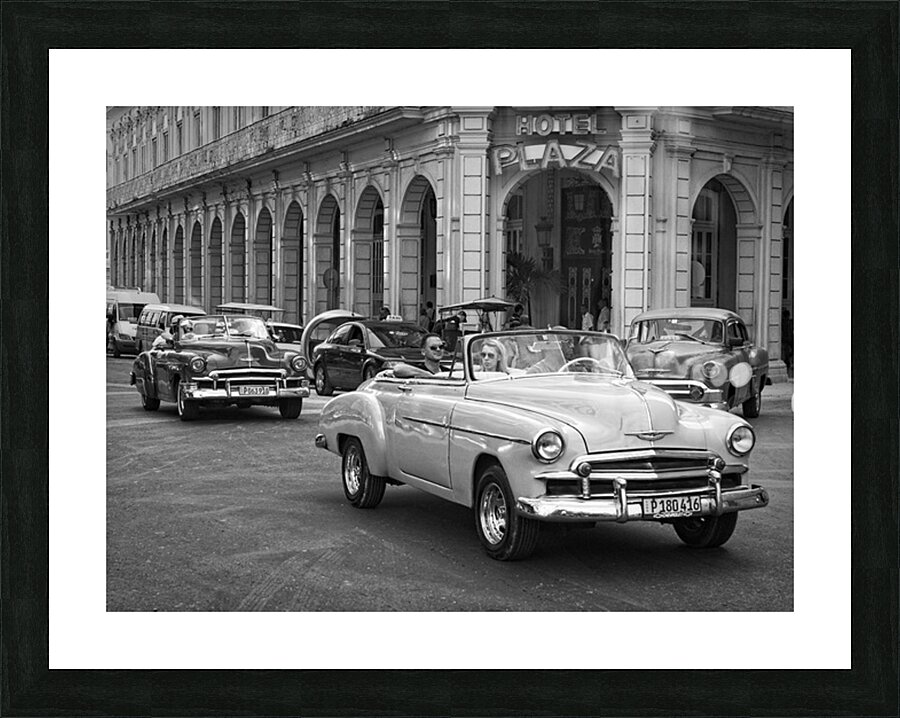 Plaza Cruisers Picture Frame print