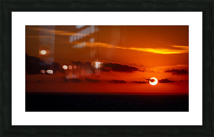 Ember Horizon Picture Frame print