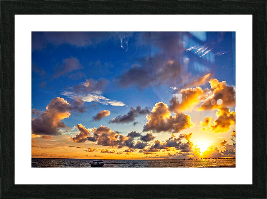 Morning Radiance Over the Sea Picture Frame print