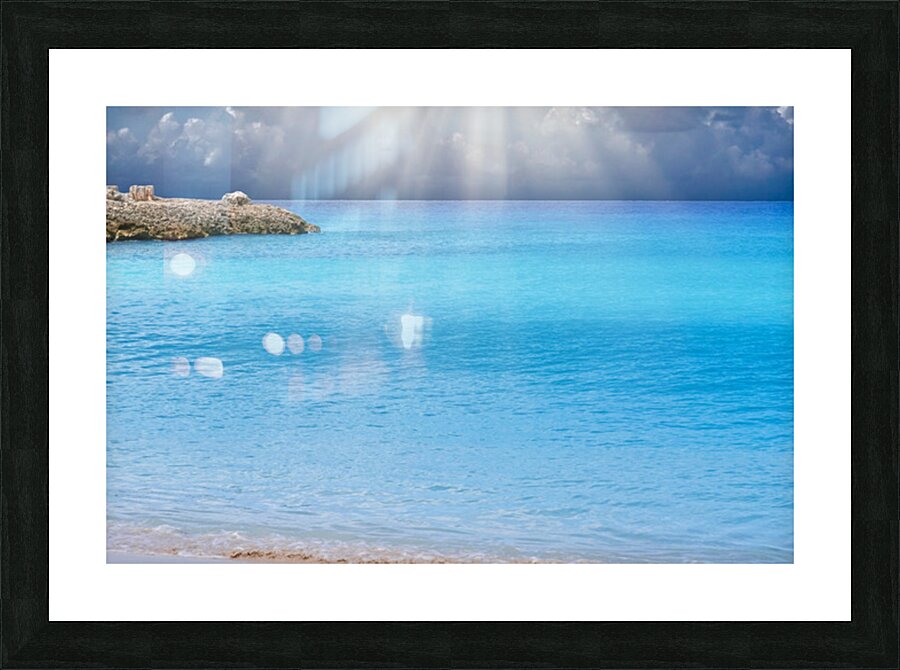 Heaven’s Light on Turquoise Waters Picture Frame print