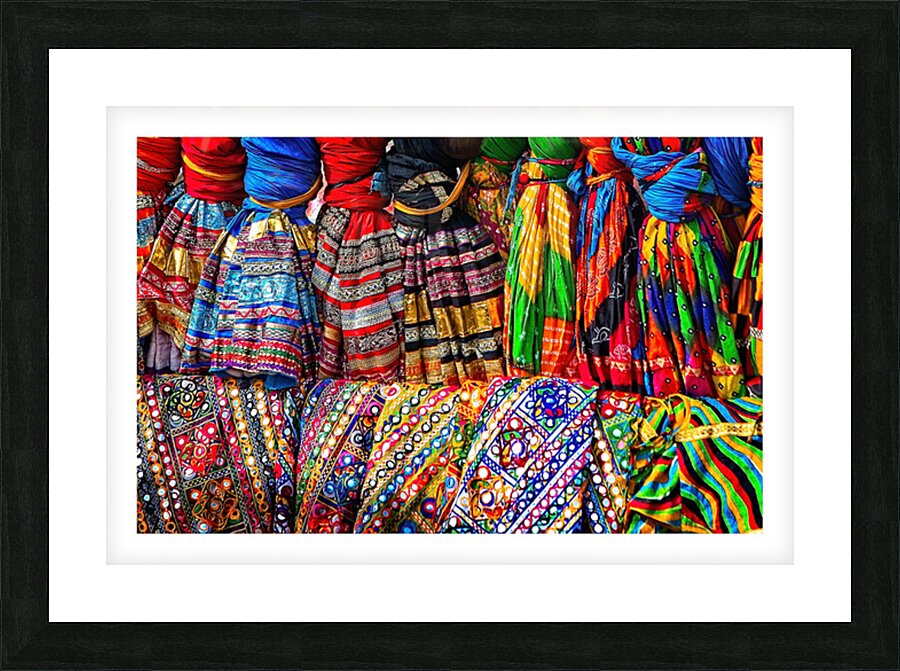 Rainbow Skirts Picture Frame print