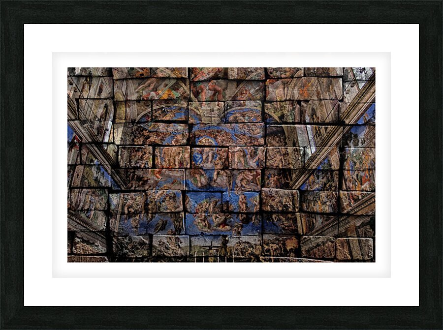 Masterpiece Mosaic Picture Frame print