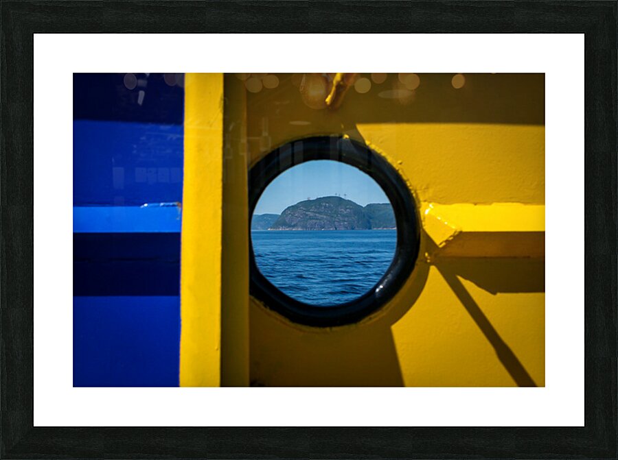 Window to the Sea Picture Frame print