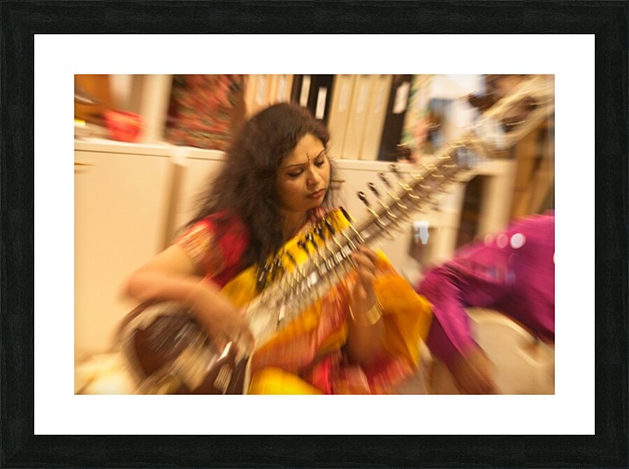 Strings in Motion Picture Frame print