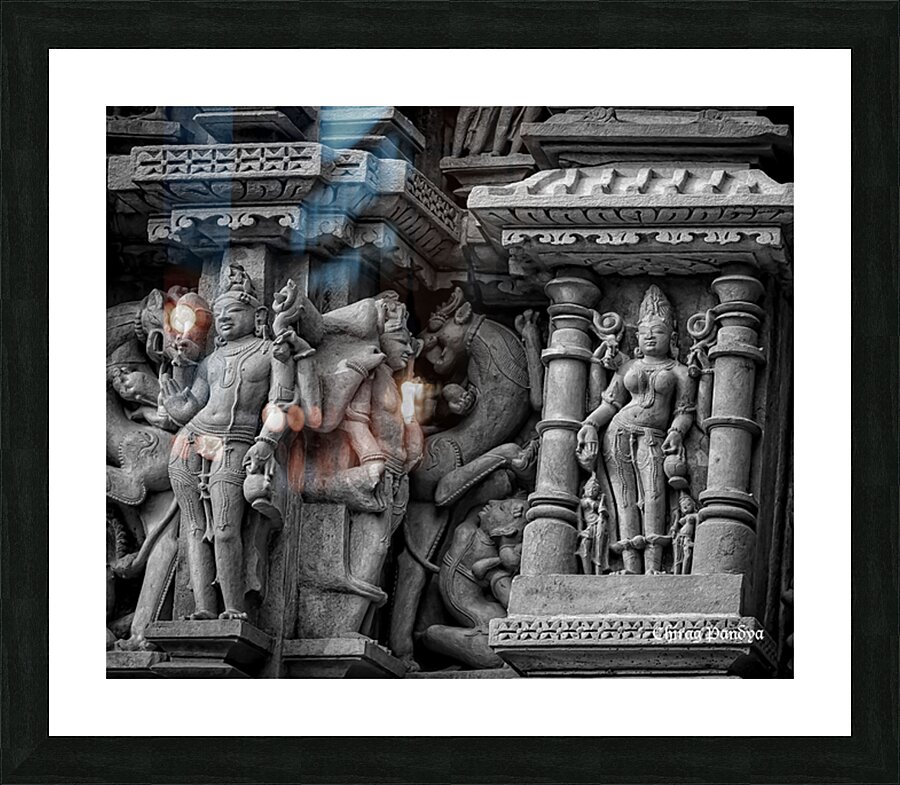 Carved Heritage II Picture Frame print