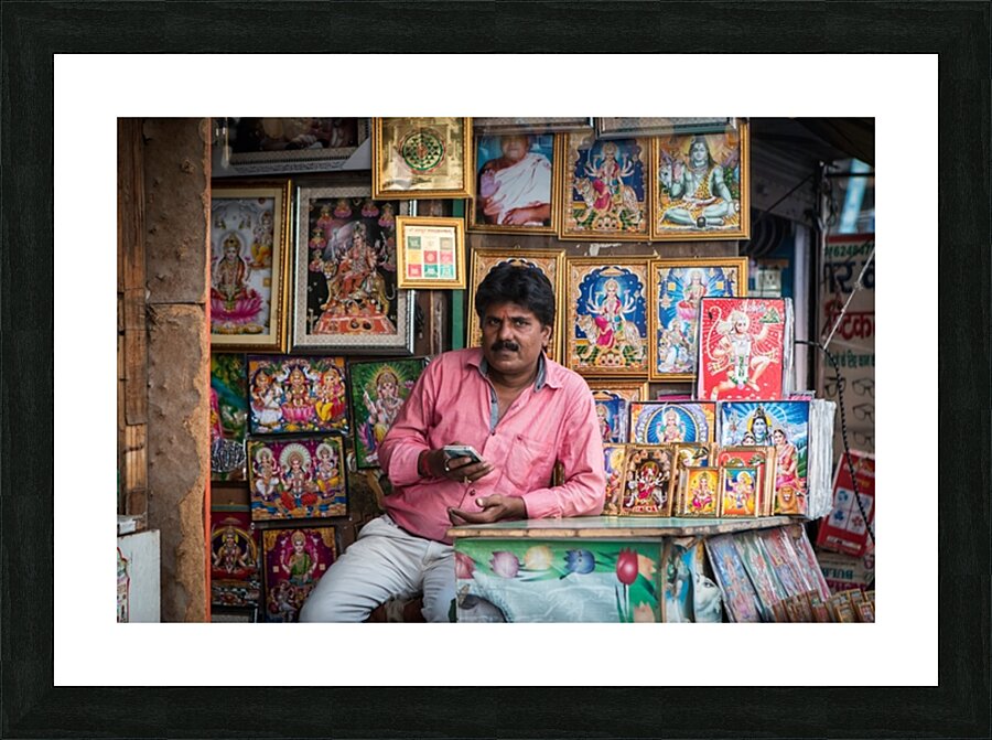 Market of Sacred Art Picture Frame print