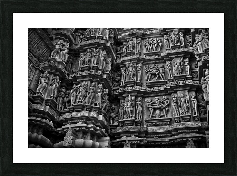 Carved Stories Picture Frame print