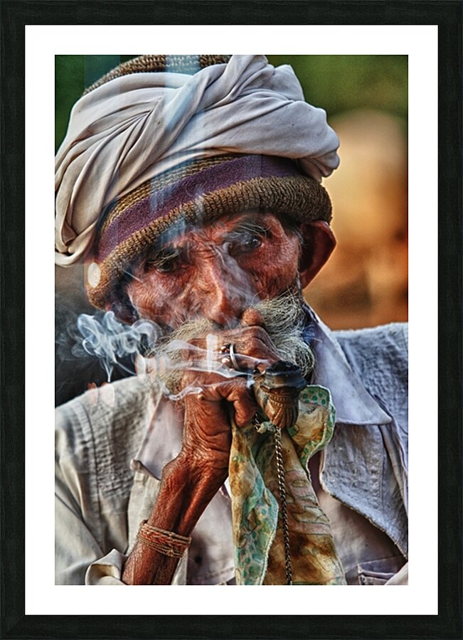 Smoke and Stories Picture Frame print