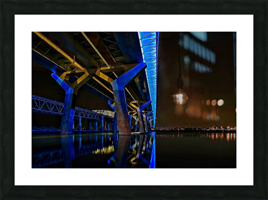 Champlain Lights Picture Frame print