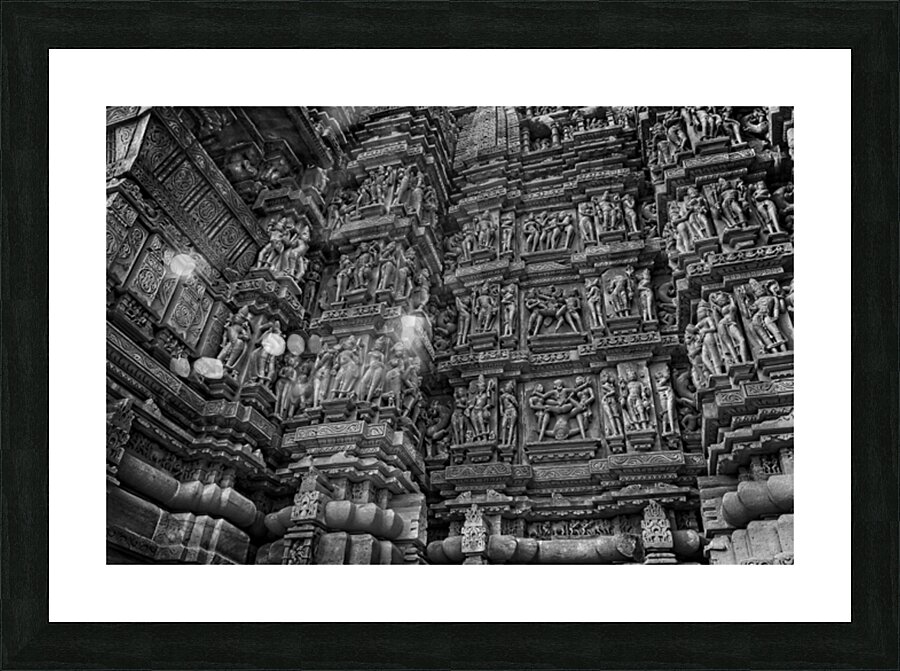 Carved stories II Picture Frame print