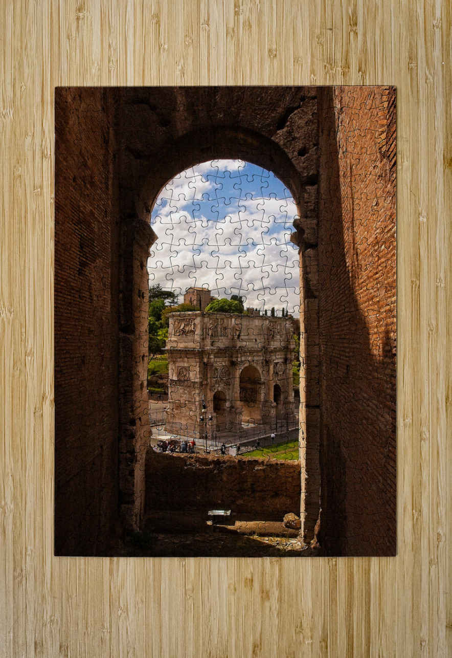 Framed Echoes of Ancient Rome Chirag Pandya Puzzle printing
