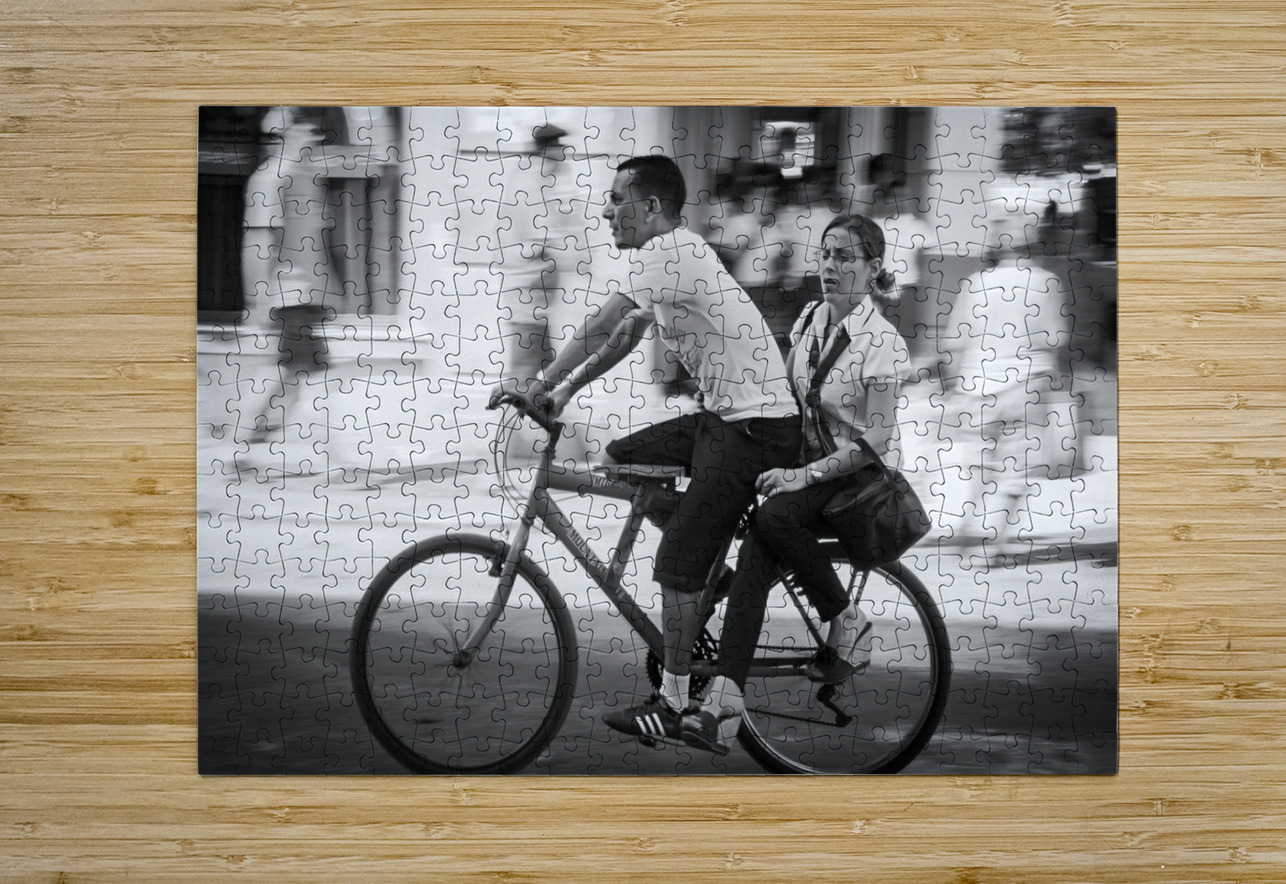 Bicycle Rush Chirag Pandya Puzzle printing