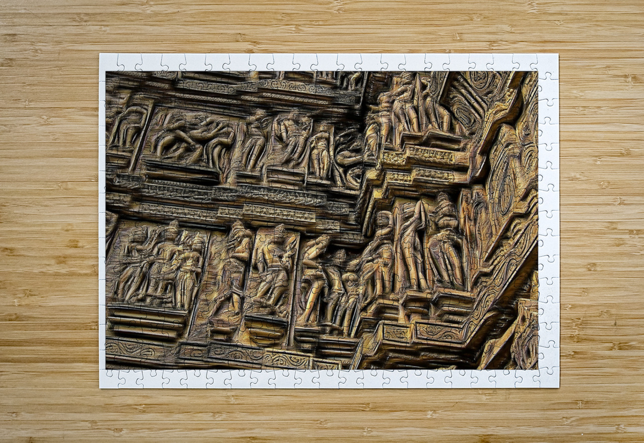 Sacred Carvings Chirag Pandya Puzzle printing
