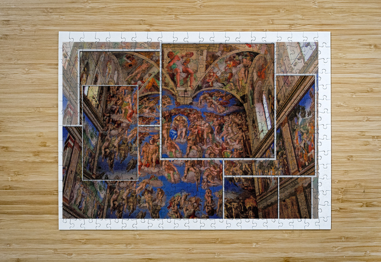 Sistine Chapel Collage Chirag Pandya Puzzle printing