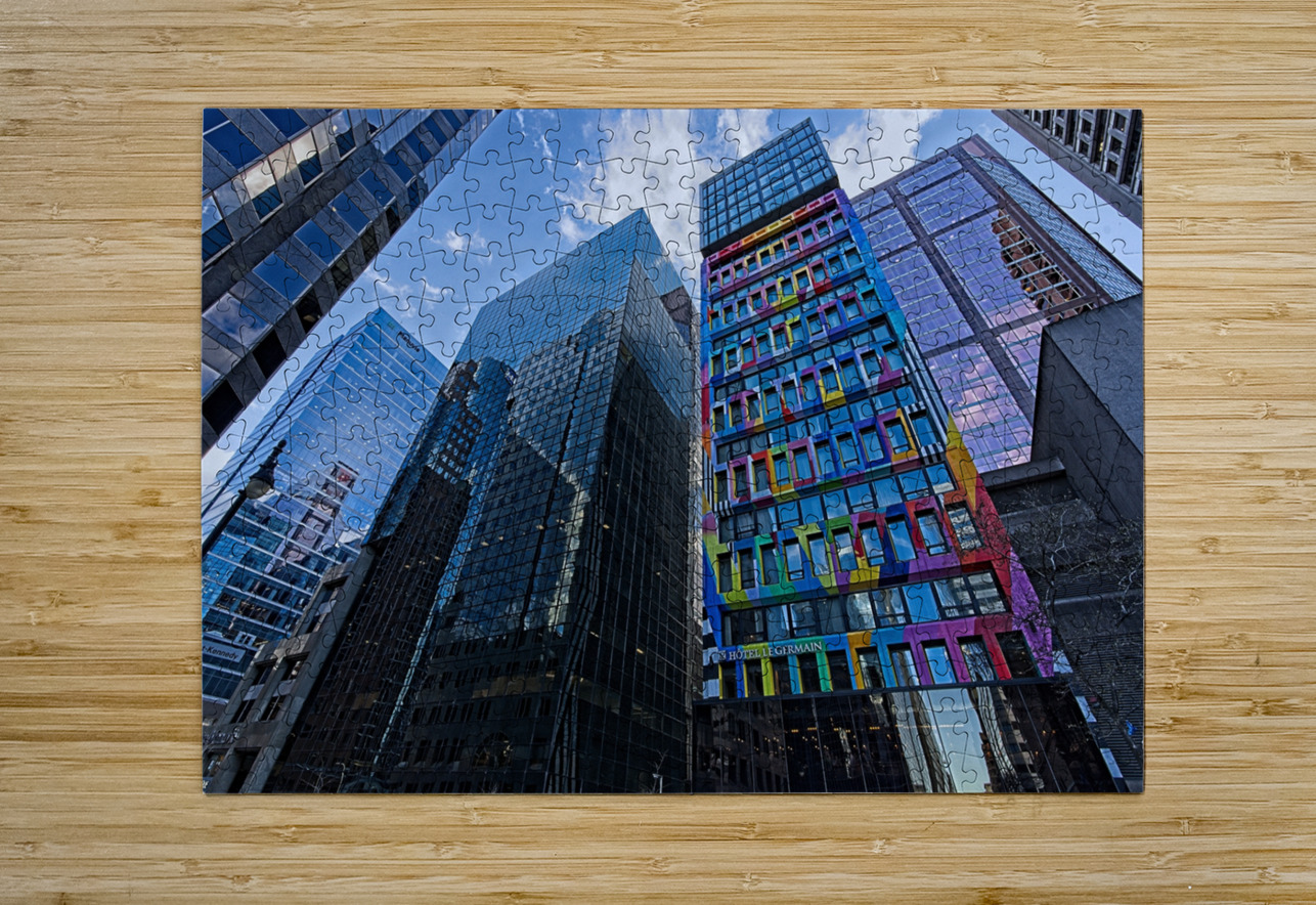 Color in the Concrete Jungle – Montreal Chirag Pandya Puzzle printing