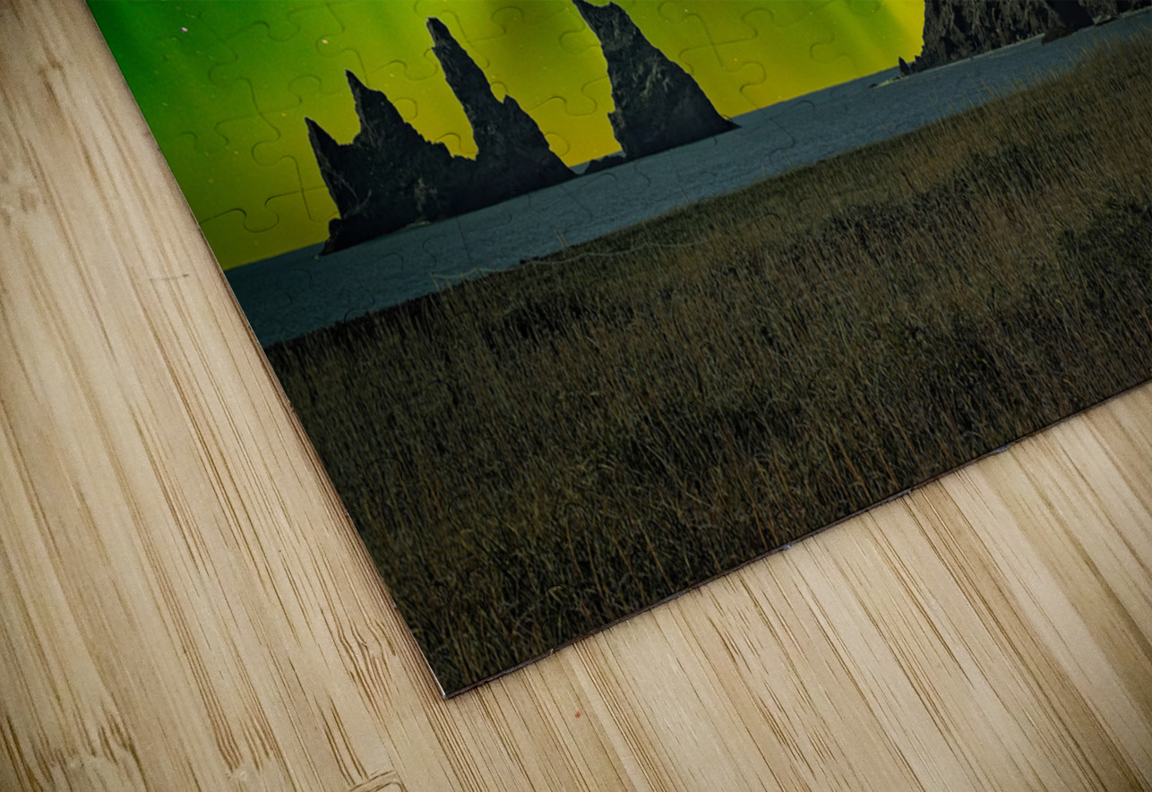 Emerald Skies Over Iceland Chirag Pandya Puzzle