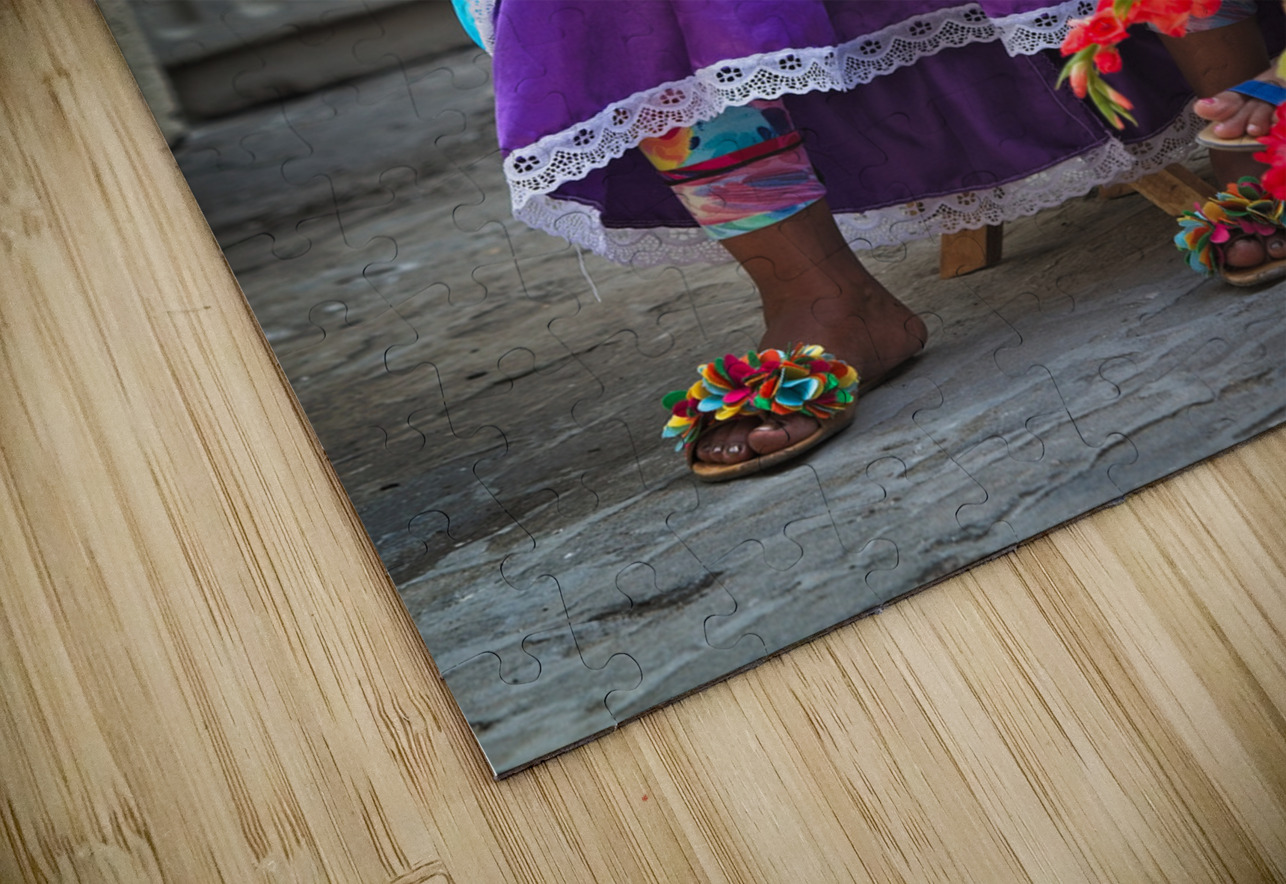 Woman in Colorful Traditional Dress Chirag Pandya Puzzle