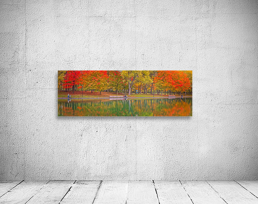 Autumn Park by the Water Wall Preview