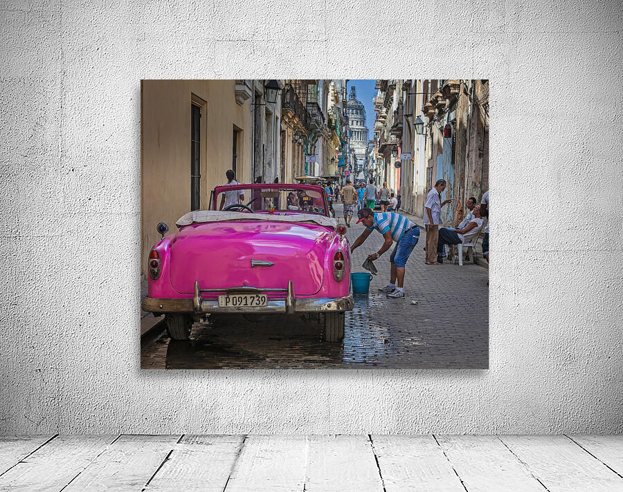 Washing the Pink Convertible Wall Preview