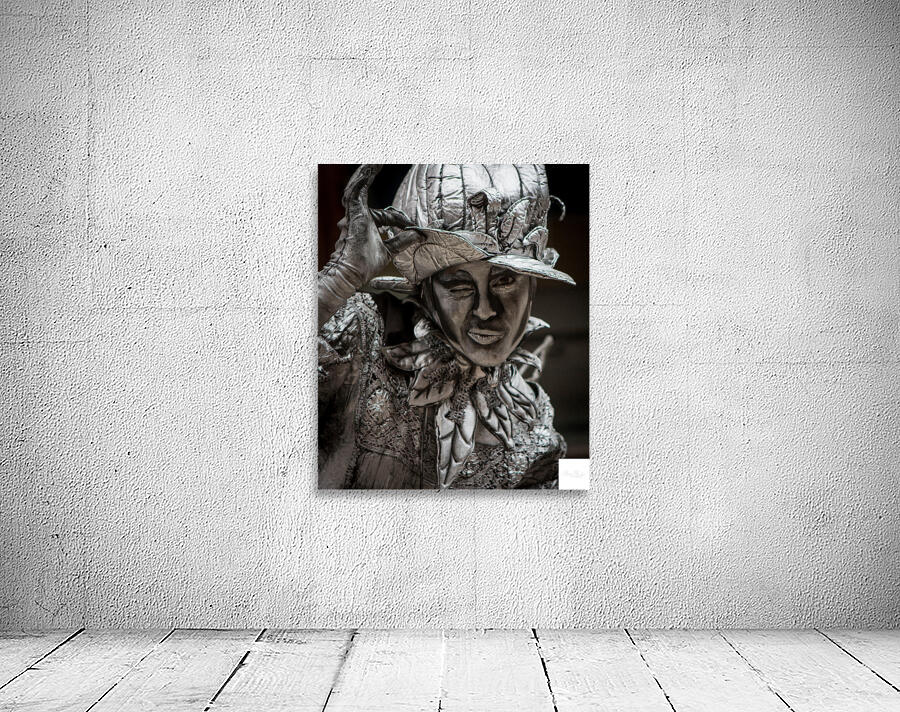 Silver Living Statue Portrait Wall Preview
