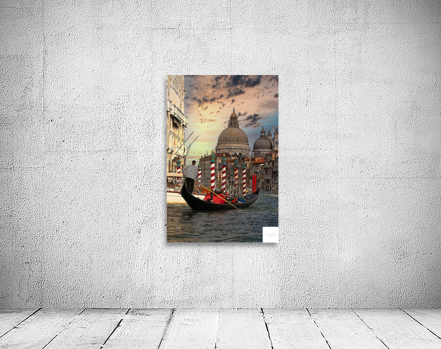 Golden Ride Through Venice Wall Preview