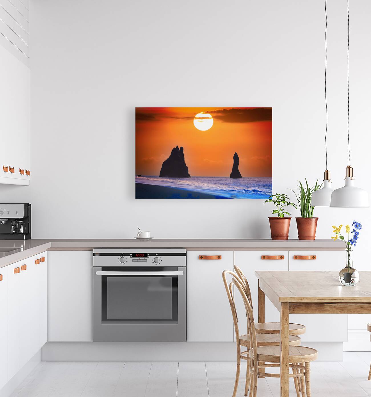 Reynisfjara Black Sand Beach Reproduction