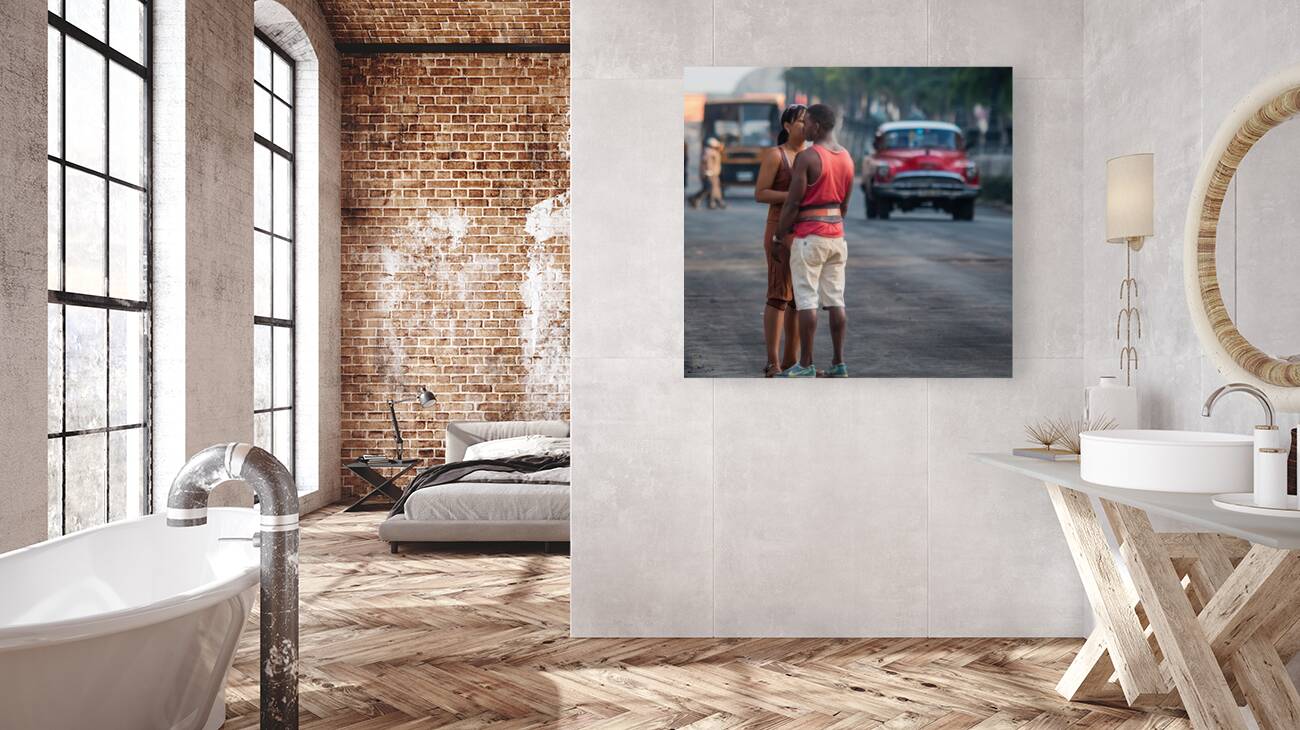 Streetcorner Kiss Reproduction