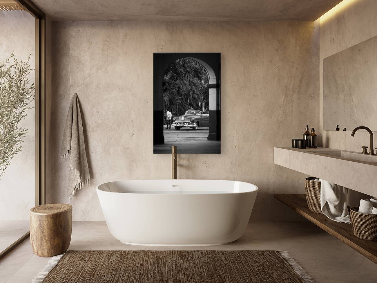 Havana Through the Archway Reproduction