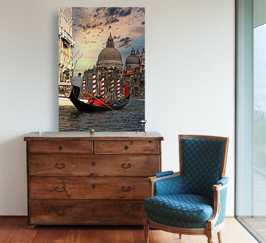 Golden Ride Through Venice Reproduction