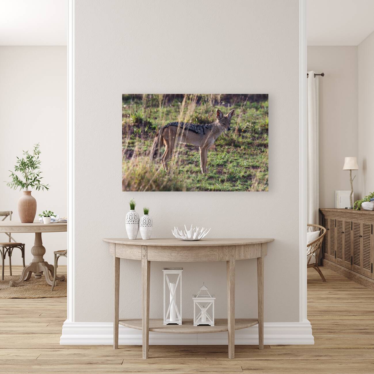 Jackal in the Grass Reproduction