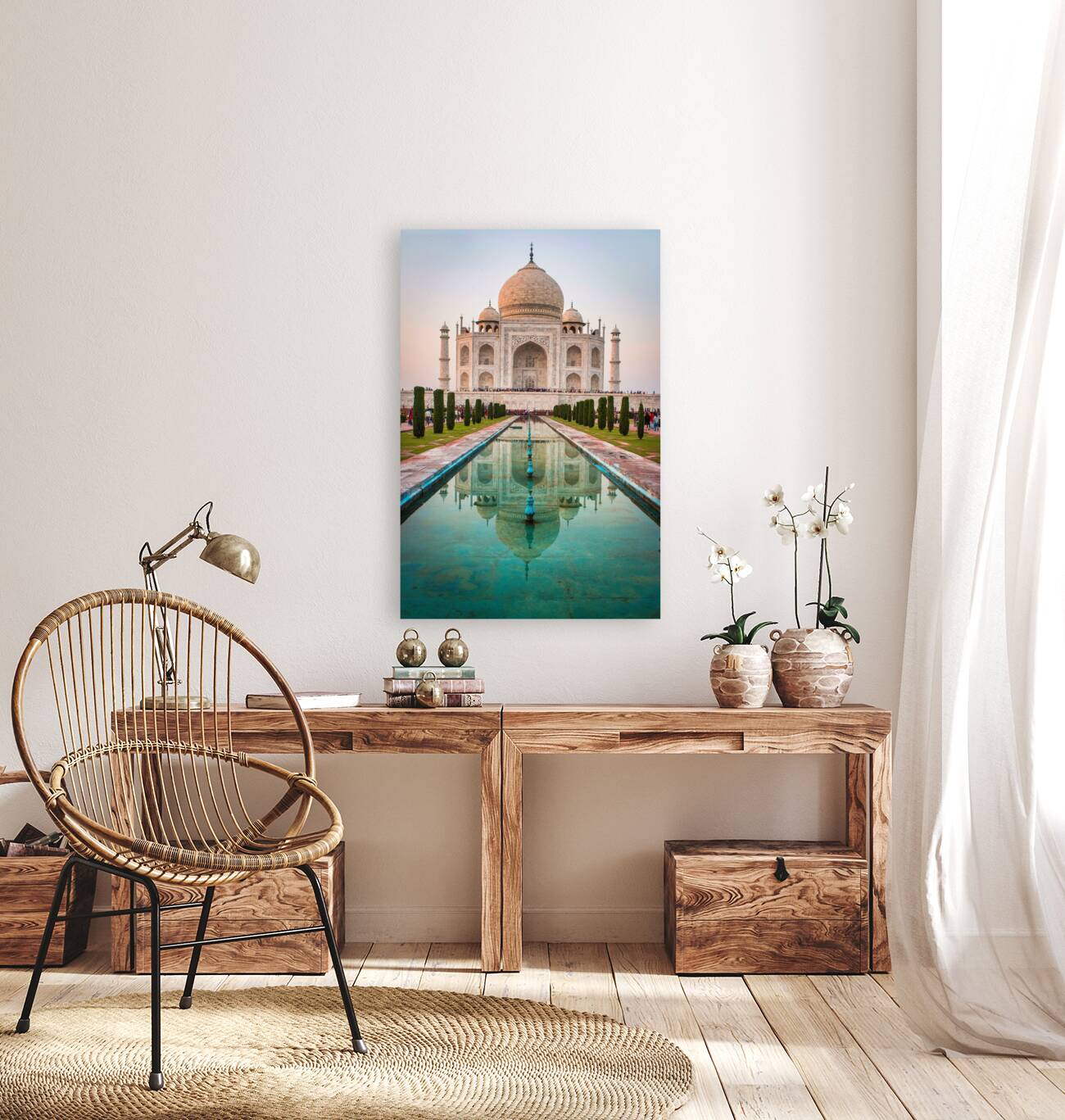 Taj Mahal Reflection Reproduction