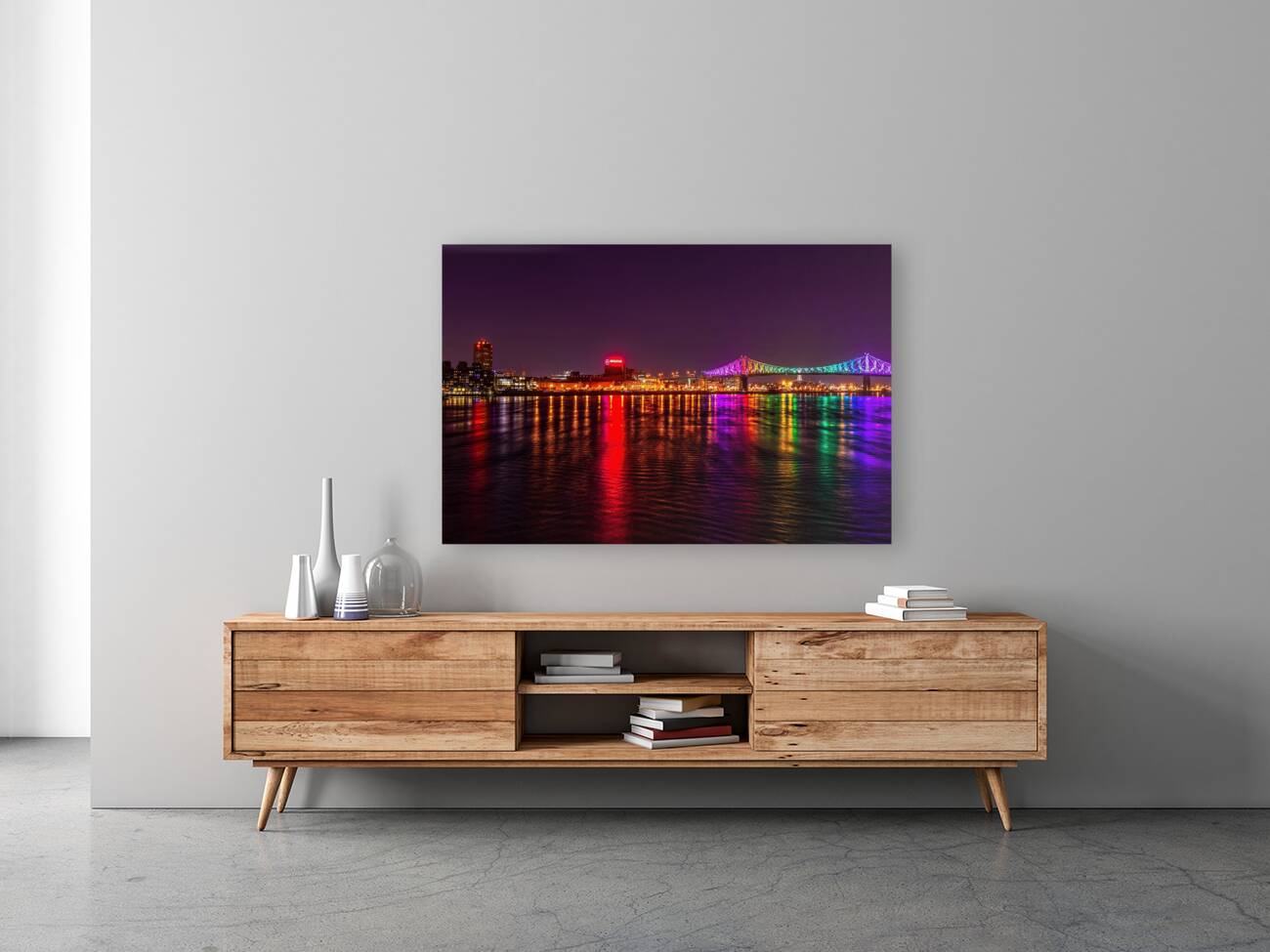 City Lights on the St. Lawrence Reproduction