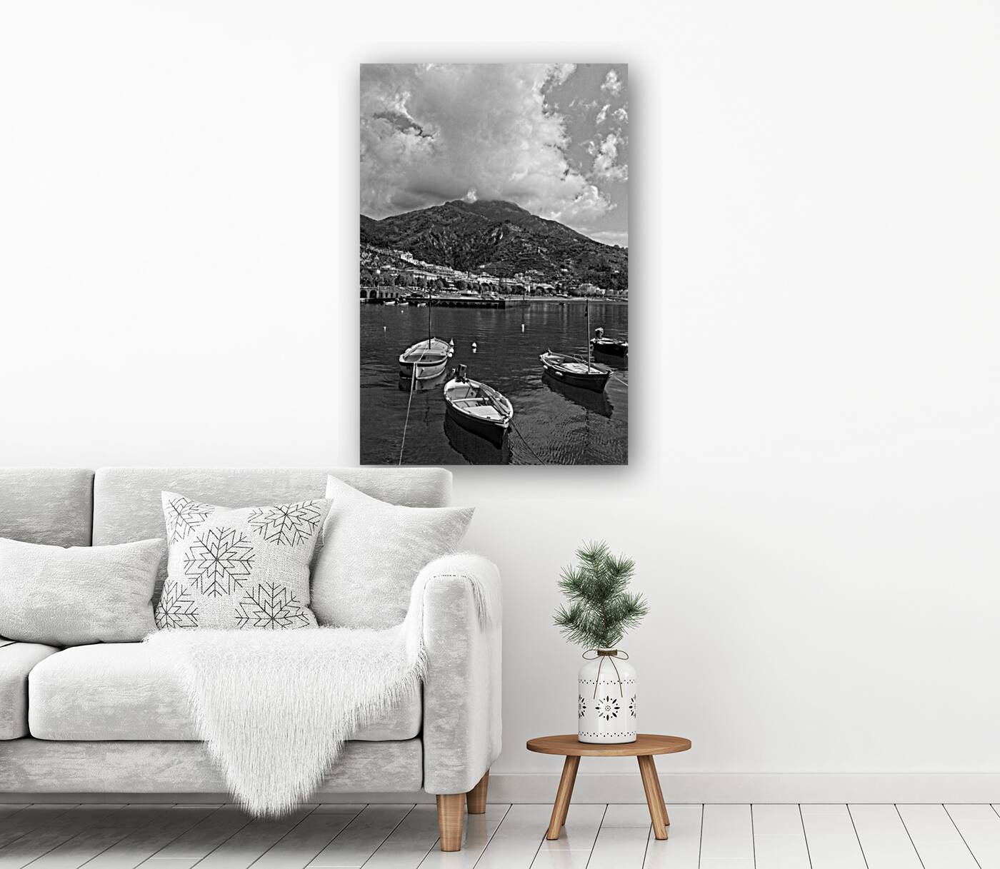 Harbor Reflections Reproduction