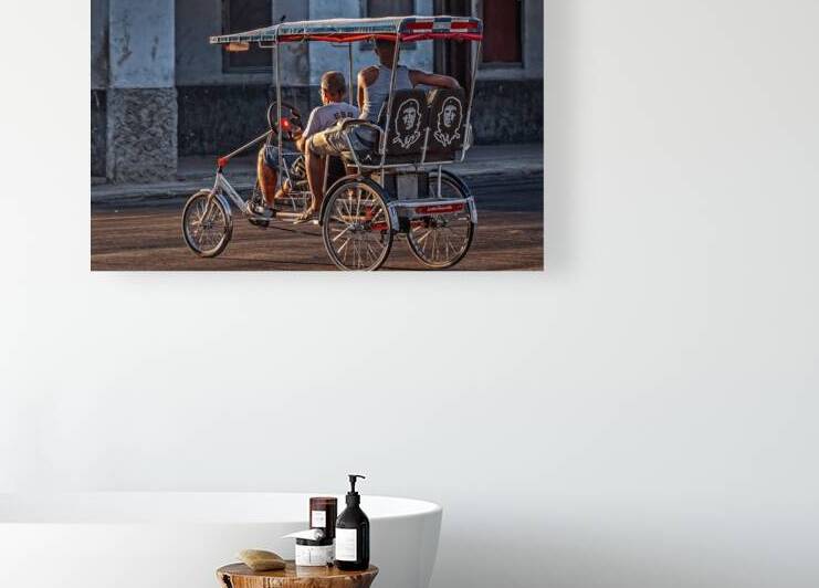 Bicycle Taxi at Golden Hour by Chirag Pandya