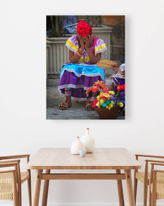 Woman in Colorful Traditional Dress by Chirag Pandya