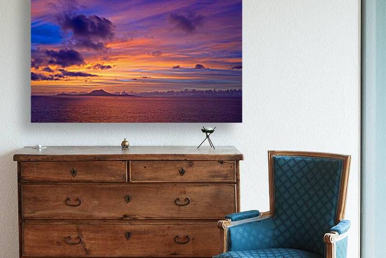 Pastel Skies Over Distant Shores by Chirag Pandya