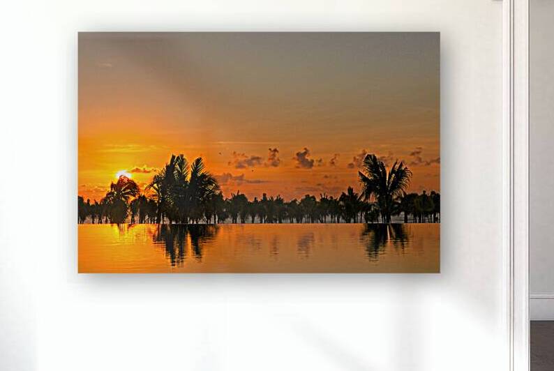 Golden Reflections at Sunset by Chirag Pandya